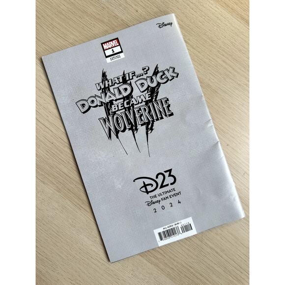 Disney D23 EXCLUSIVE Comic Book - What if Donald Duck became Wolverine - Picture 1 of 2